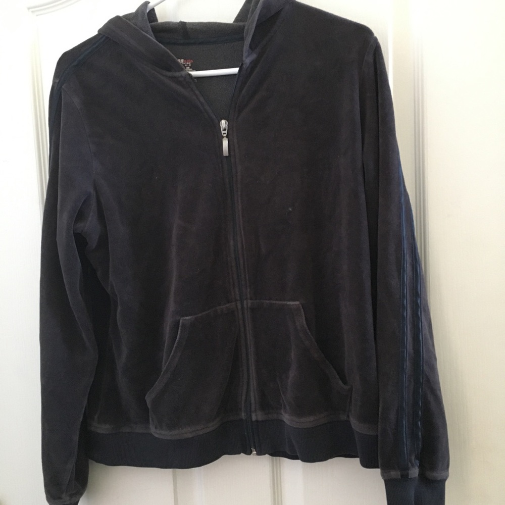 FINAL MARKDOWN Ladies sjb active velour track jacket medium